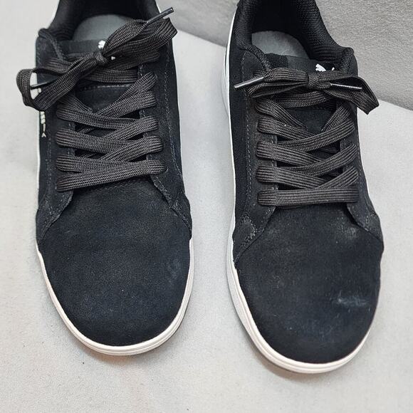 Puma Iconic Men's Low Comp Safety Toe Work Sneaker, Size 8.5 M, Black Suede - Picture 2 of 8